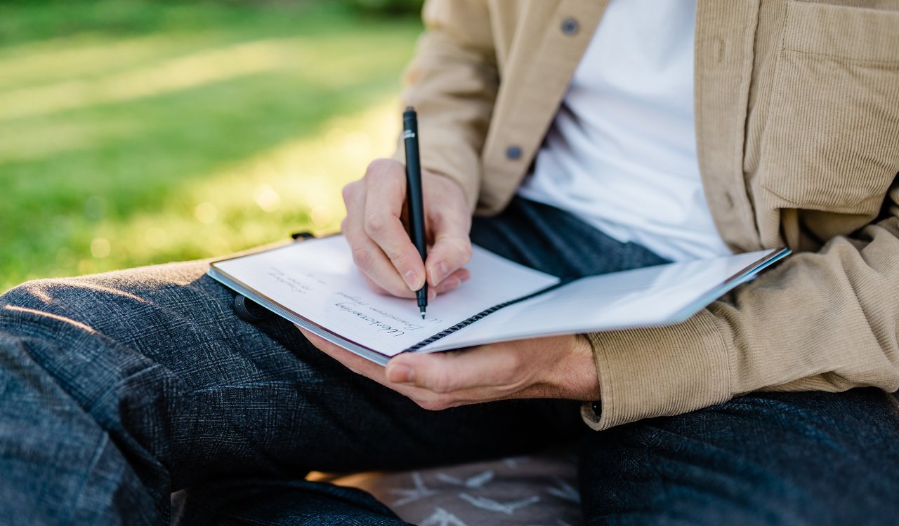 Buiten werken met Bambook