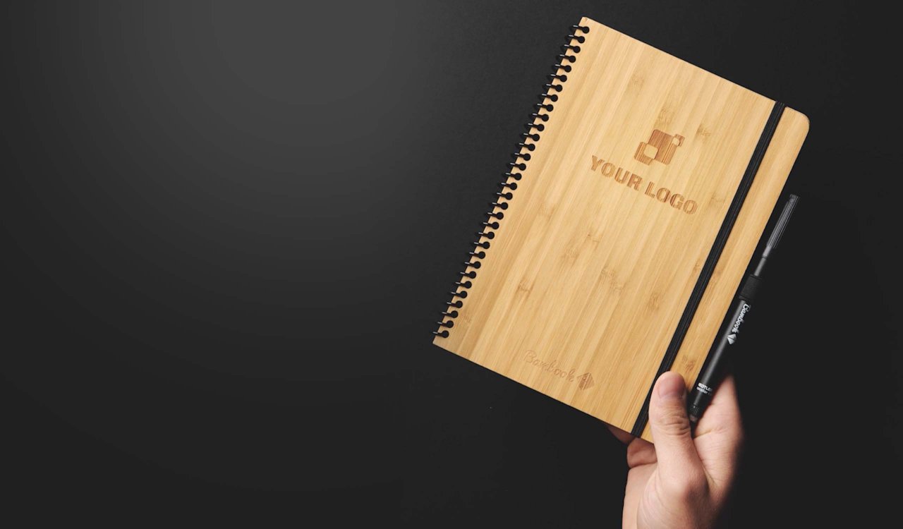Bambook hardcover with your logo