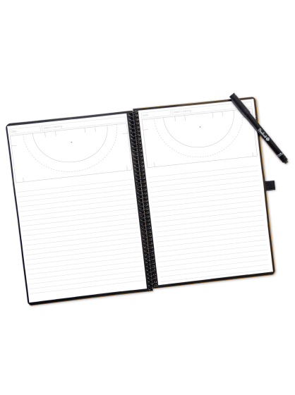 Bambook Hockey planner circle with lines