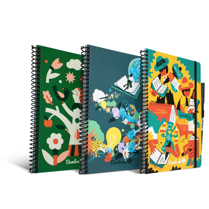Bambook colourful notebooks