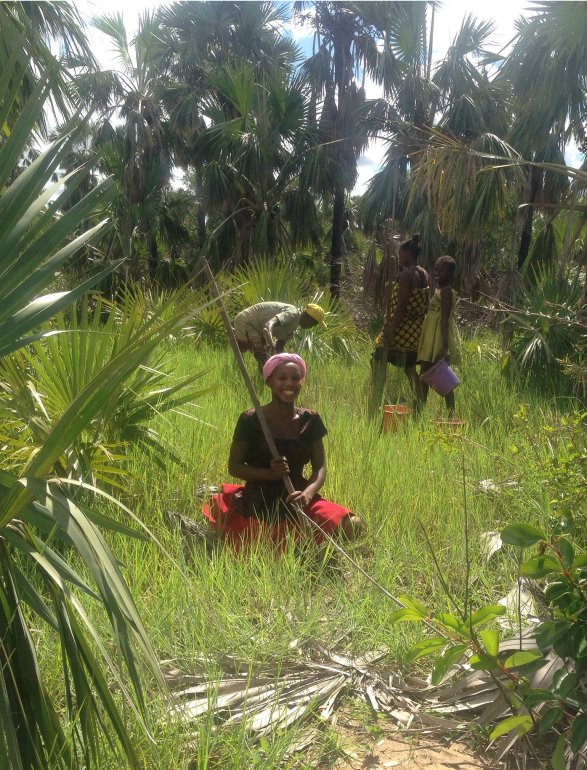 Planting lady