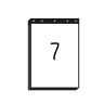 7 Bl&auml;tter