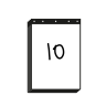 10 Bl&auml;tter
