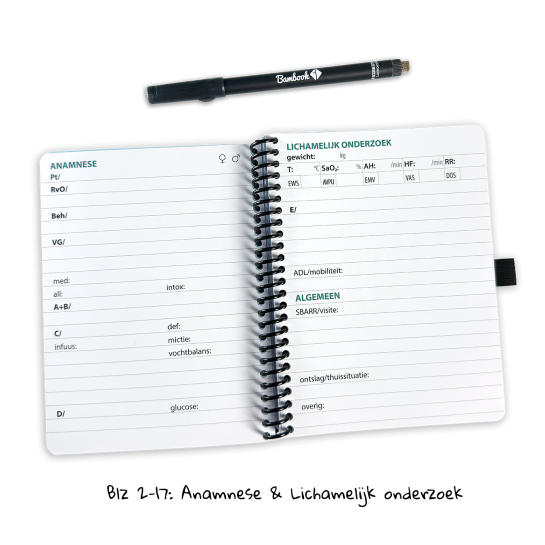 Bambook Esculaap notitieboek voor verpleegkundigen