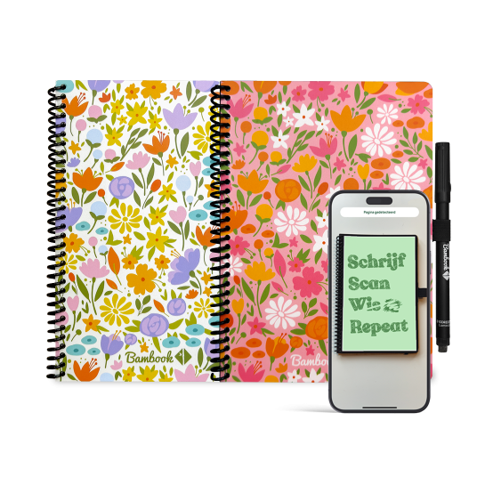 Bambook Floral Notitieboek