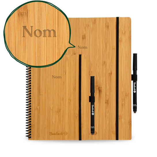 Bambook cahier avec nom