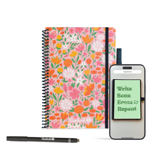 Bambook Floral Notebook