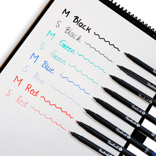 Bambook Marker Set 4 Colours