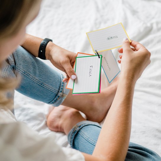 Bambook Karteikarten Einfarbig