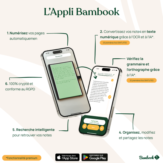 Cahier Bambook Colourful