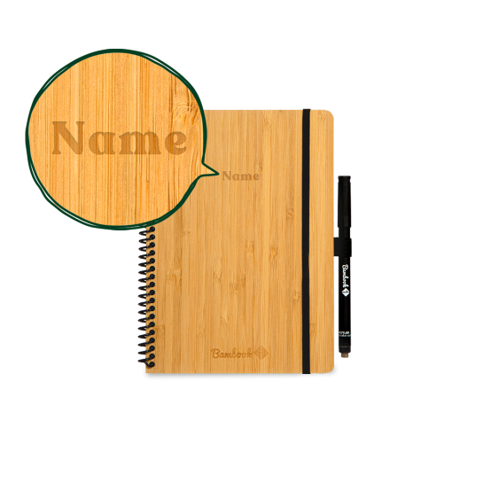Bambook A5 with name 