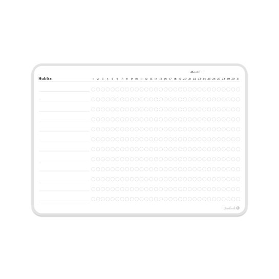 Sticky Habit Tracker - Month