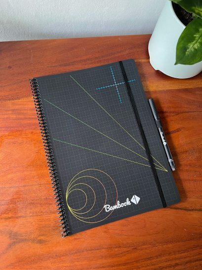 Bambook Maths Graph Paper Notebook