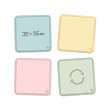Mini-Sticky Notes - Miniaturansicht