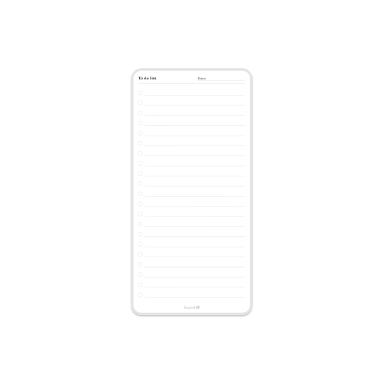 Bambook Sticky Planner (blank)