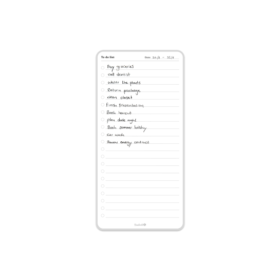Bambook Sticky Planner (blank)
