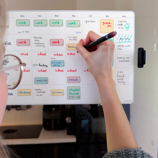 Sticky Whiteboard Familien-Wochenplaner
