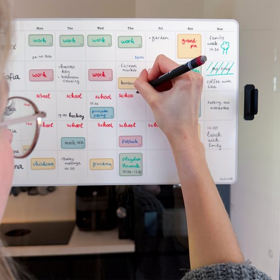 Sticky Whiteboard Family Weekplanner