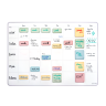 Sticky Whiteboard Family Weekplanner
