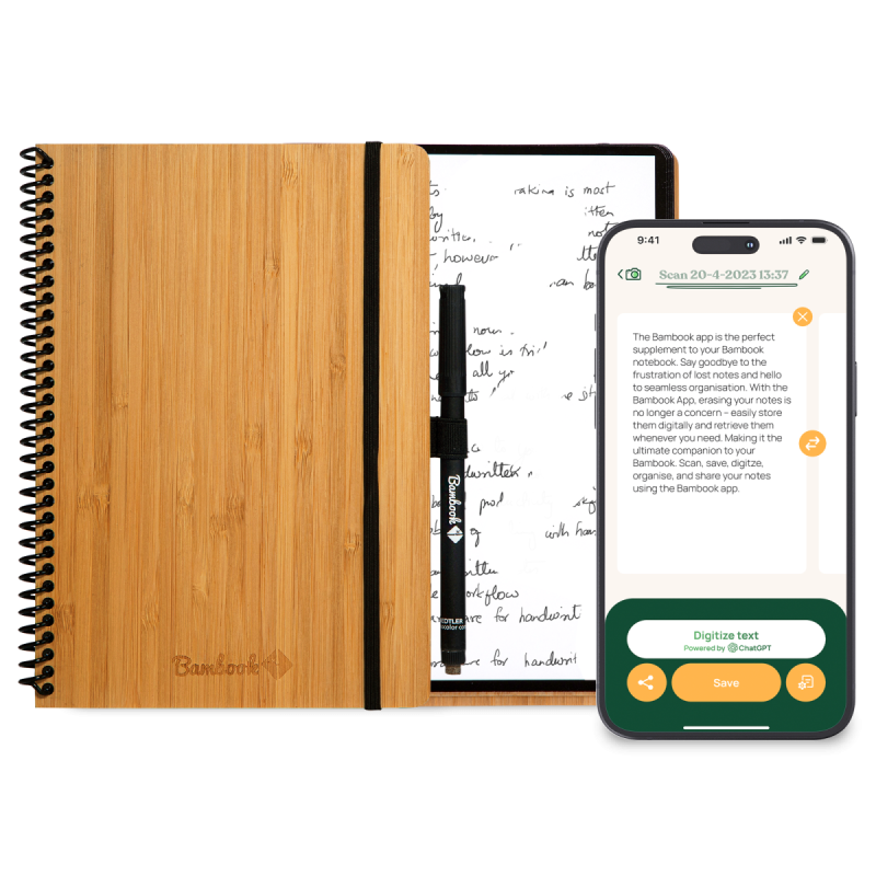 Bambook and phone