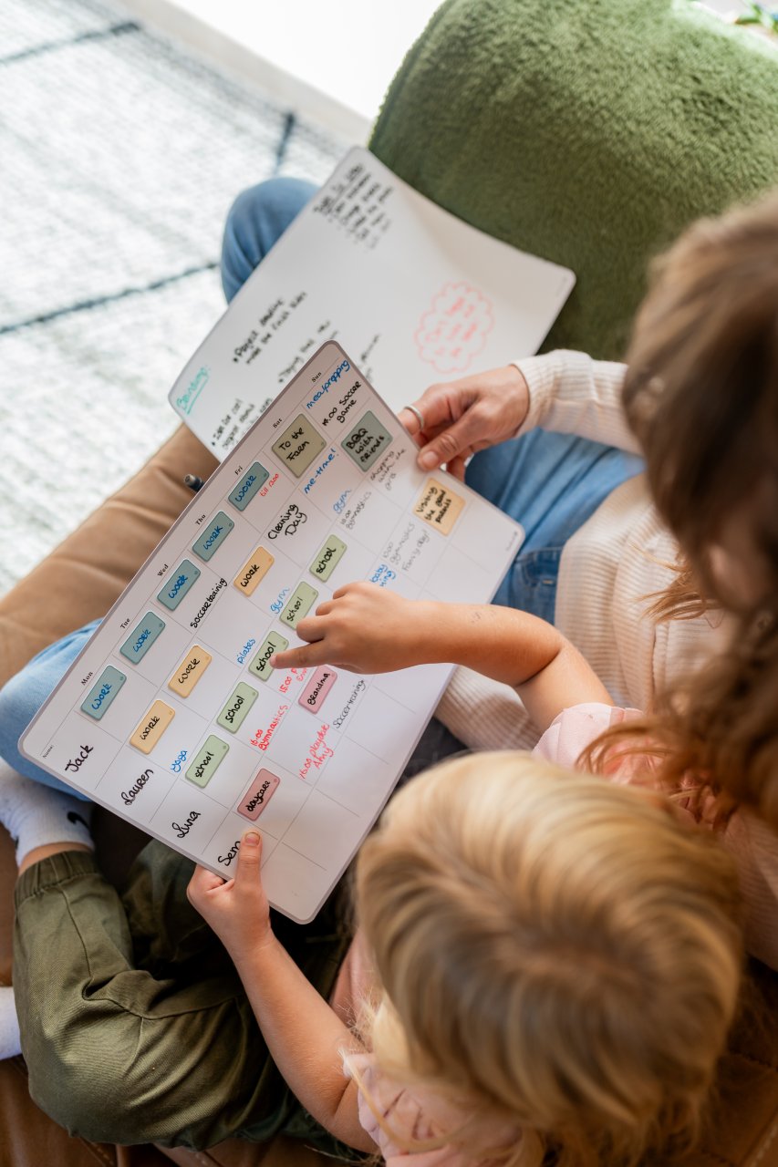 whiteboard family weekplanner 