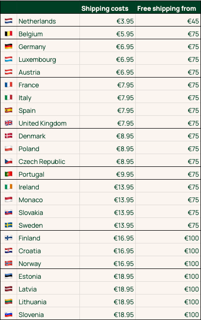 bambook shipping costs