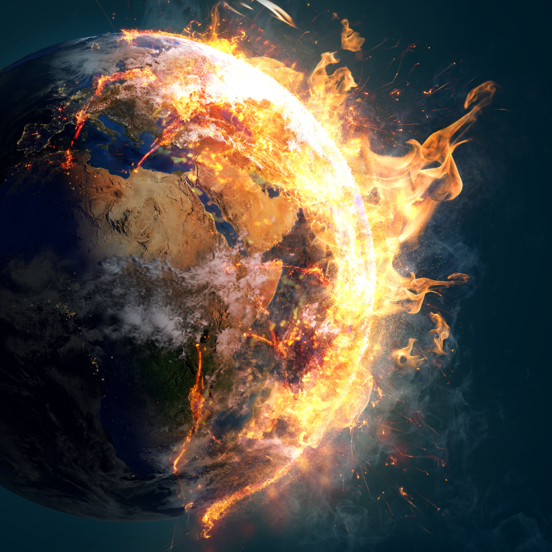 Burning world