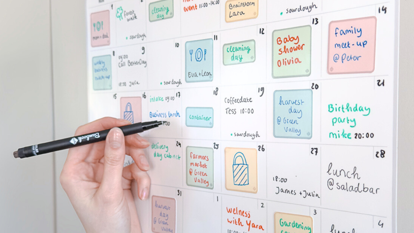 Sticky whiteboards